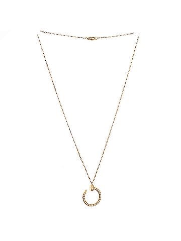 Cartier Juste un Clou Pendant Necklace 18K Yellow Gold and Pave Diamonds (view 2)