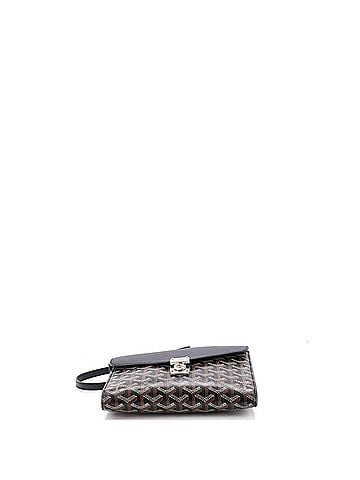 Goyard Chypre Wallet on Strap Coated Canvas with Leather (view 2)