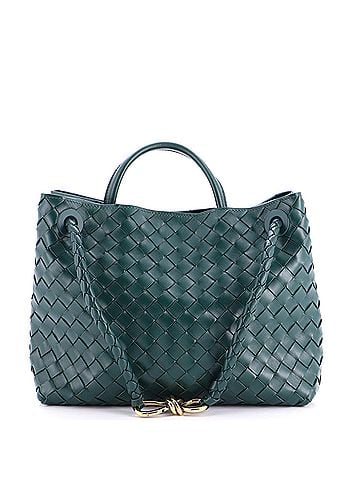 Bottega Veneta Andiamo Top Handle Bag Intrecciato Nappa Medium (view 1)