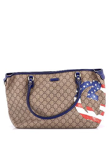 Gucci Flag Tote GG Coated Canvas (view 1)