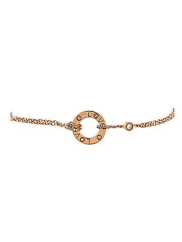 Cartier 2 Diamonds Love Bracelet 18K Rose Gold with Diamonds (view 1)