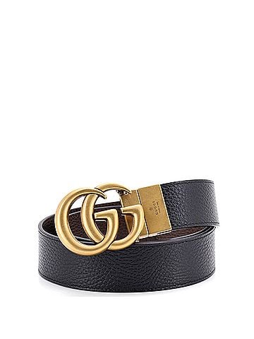 Gucci GG Marmont Reversible Belt Leather Wide (view 1)