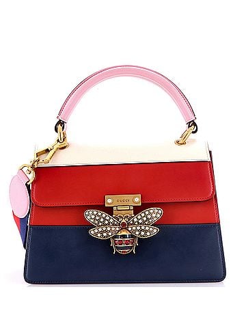 Gucci Queen Margaret Top Handle Bag Colorblock Leather Small (view 1)