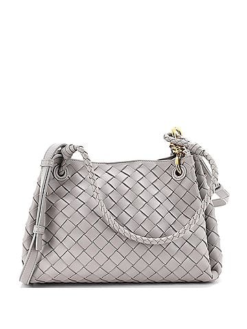 Bottega Veneta Parachute Handle Bag Intrecciato Leather Small (view 1)