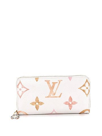 Louis Vuitton Zippy Wallet By The Pool Monogram Watercolor Giant (view 1)