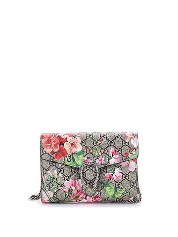 Gucci Dionysus Chain Wallet Blooms Print GG Coated Canvas Small (view 1)
