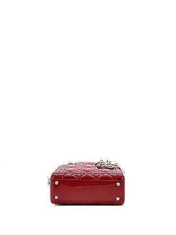Christian Dior Lady Dior Chain Bag Cannage Quilt Patent Mini (view 2)