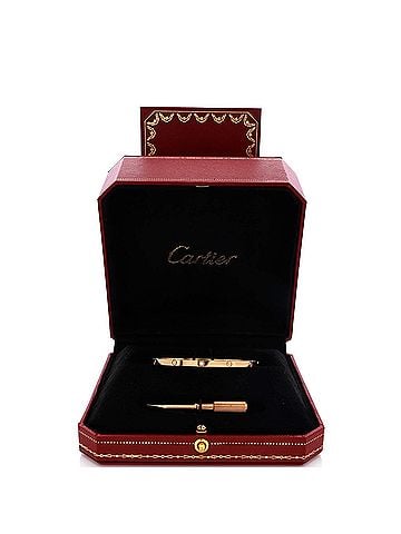 Cartier Love 6 Diamond Bracelet 18K Rose Gold and Diamonds Small (view 2)