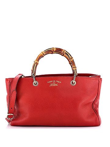 Gucci Bamboo Shopper Tote Leather Medium (view 1)