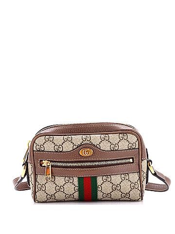 Gucci Ophidia Shoulder Bag GG Coated Canvas Mini (view 1)