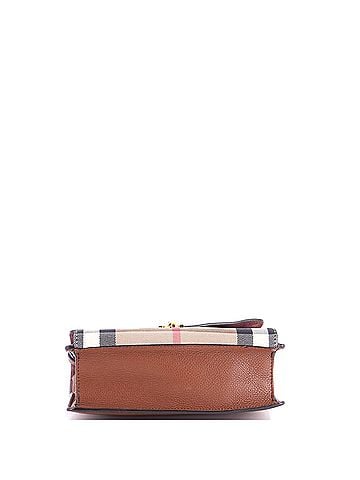 Burberry Macken Crossbody Bag Leather and House Check Canvas Baby (view 2)