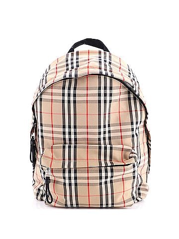 Burberry Jett Backpack Vintage Check Canvas Medium (view 1)