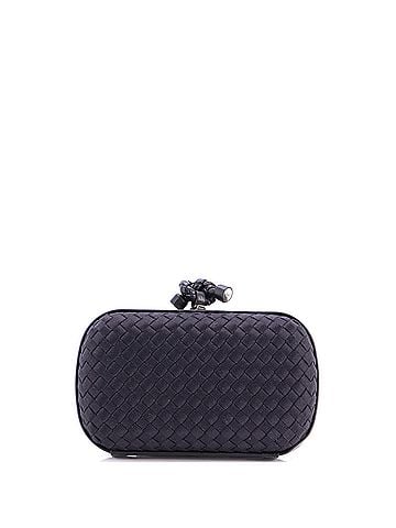Bottega Veneta Box Knot Clutch Intrecciato Satin Small (view 1)