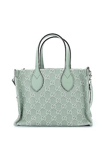 Gucci Ophidia Shopper Tote GG Denim Medium (view 1)