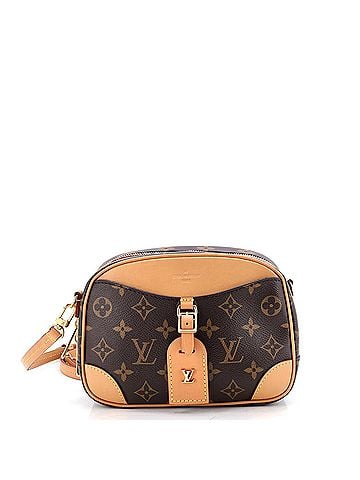 Louis Vuitton Deauville Handbag Monogram Canvas Mini (view 1)