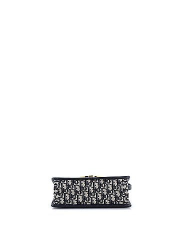 Christian Dior 30 Montaigne Chain Flap Bag Oblique Canvas East West (view 2)