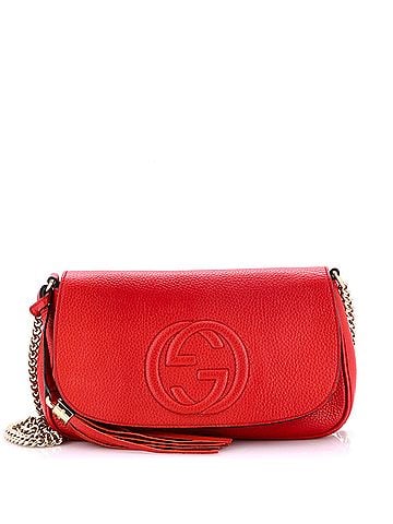 Gucci Soho Chain Crossbody Bag Leather Medium (view 1)