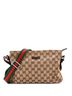 Gucci 100% Canvas Plain Brown Web Strap Messenger Bag GG Canvas Small One size - photo 1