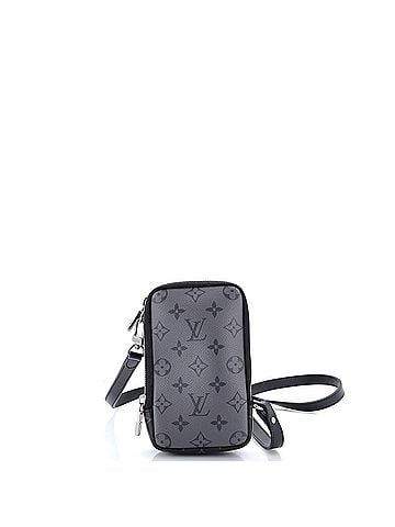 Louis Vuitton Double Phone Pouch Reverse Monogram Eclipse Canvas (view 1)