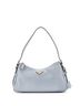 Prada 100% Leather Blue Aimee Shoulder Bag Leather Medium One size - photo 1