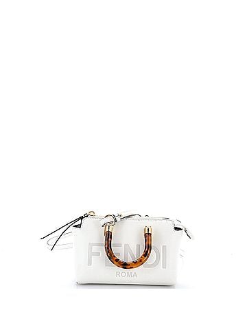 Fendi Logo By The Way Top Handle Bag Embossed Leather Mini (view 1)