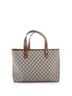 Gucci 100% Coatead Canvas Brown Web Loop Tote GG Coated Canvas Medium One size - photo 4