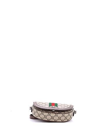 Gucci Ophidia Curved Flap Shoulder Bag GG Coated Canvas Mini (view 2)