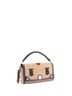 Burberry Black Note Top Handle Bag Embroidered Raffia with Leather One size - photo 3