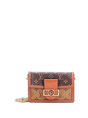 Louis Vuitton Dauphine Chain Wallet Reverse Monogram Canvas (view 1)