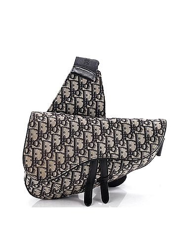 Christian Dior Saddle Crossbody Bag Oblique Canvas (view 1)
