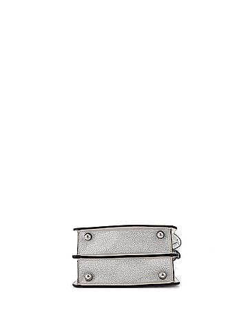 Fendi Peekaboo ISeeU Bag Zucca Crystal Embellished Suede Petite (view 2)