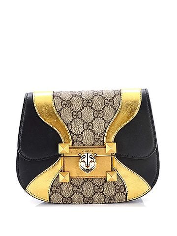 Gucci Osiride Shoulder Bag GG Coated Canvas and Leather Small (view 1)