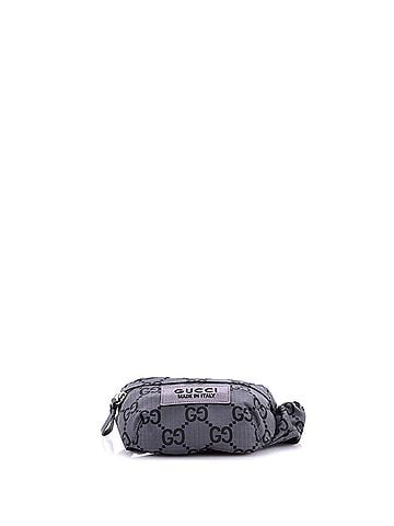 Gucci Ripstop Belt Bag GG Nylon and Leather (view 2)