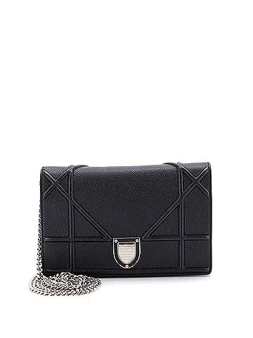 Christian Dior Diorama Wallet on Chain Leather (view 1)