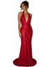 Mac Duggal 100% Polyester Solid Red Cocktail Dress Size 6 - photo 1