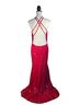 Mac Duggal 100% Polyester Solid Red Cocktail Dress Size 6 - photo 2