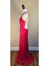 Mac Duggal 100% Polyester Solid Red Cocktail Dress Size 6 - photo 4