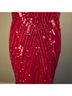 Mac Duggal 100% Polyester Solid Red Cocktail Dress Size 6 - photo 13