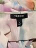 Torrid 100% Polyester Floral Multi Color Cardigan Size 1 - photo 3