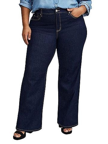 Torrid High-Rise Wide Leg Vintage Stretch Jeans (view 1)