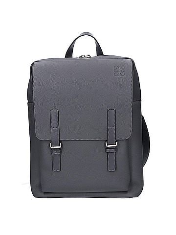 Loewe LOEWE Soft Grain Calf Military Backpack, Gray, Men's (view 1)