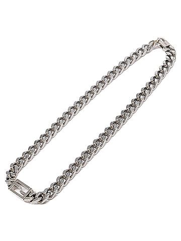 Fendi FENDI Baguette Chain Necklace, Silver, Men's (view 2)
