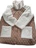 Nina Leonard 100% Polyester Solid Brown White Jacket Size 3X - photo 1