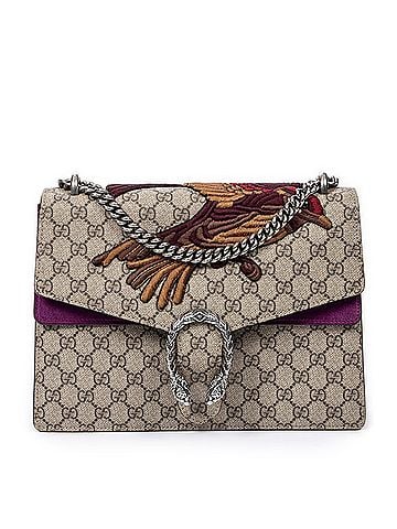 Gucci Medium Embroidered Dionysus Bag  (view 1)
