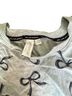 Joyspun Bow Print Gray Sweatpants Size XL - photo 2