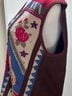 Koret Floral Blue Red Ivory Sweater Vest Size M - photo 4