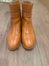 Tory Burch 100% Leather Brown Ankle Boots Size 10 - photo 6
