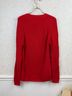 Saint James 100% Cotton Red Pullover Sweater Size 10 - photo 7