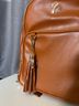 Essential Gear 100% Vegan Leather Orange Leather Backpack One size - photo 5