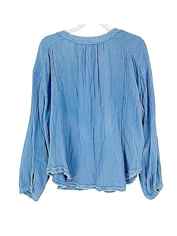 Free People Moving Mountains Long Sleeve Blouse (view 2)